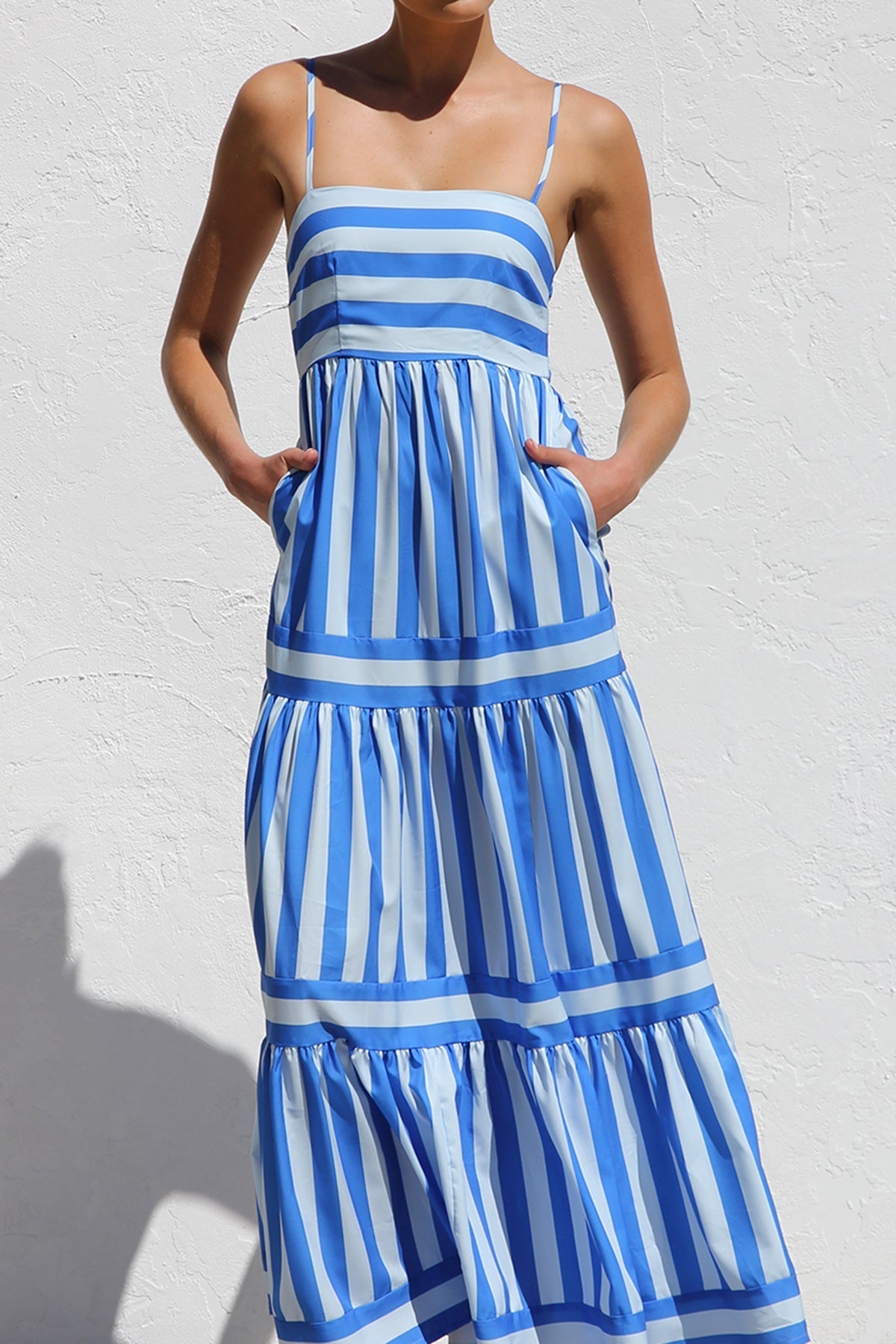 Sukienka maxi w paski Candy
