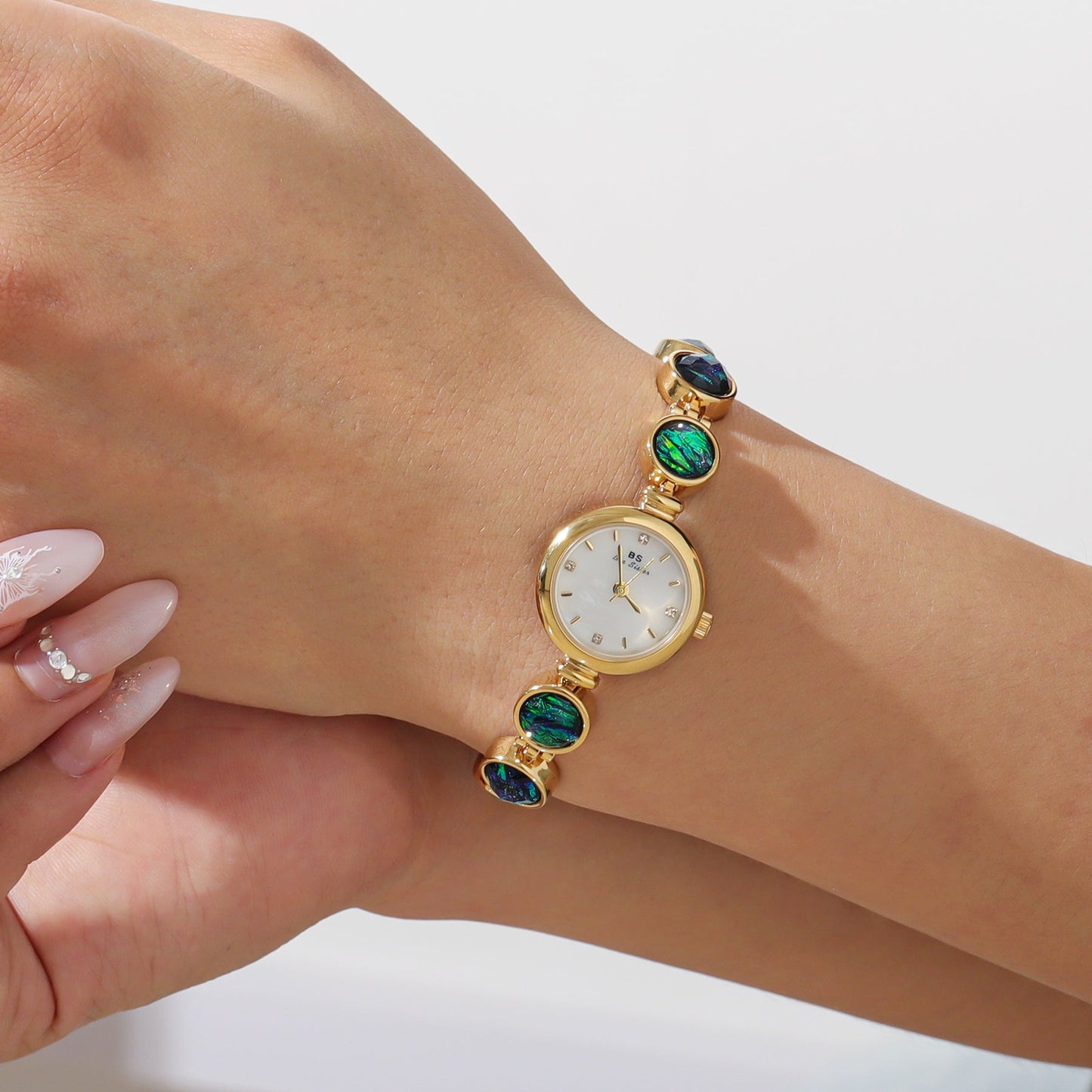 Aveline Abalone zegarek na bransolecie