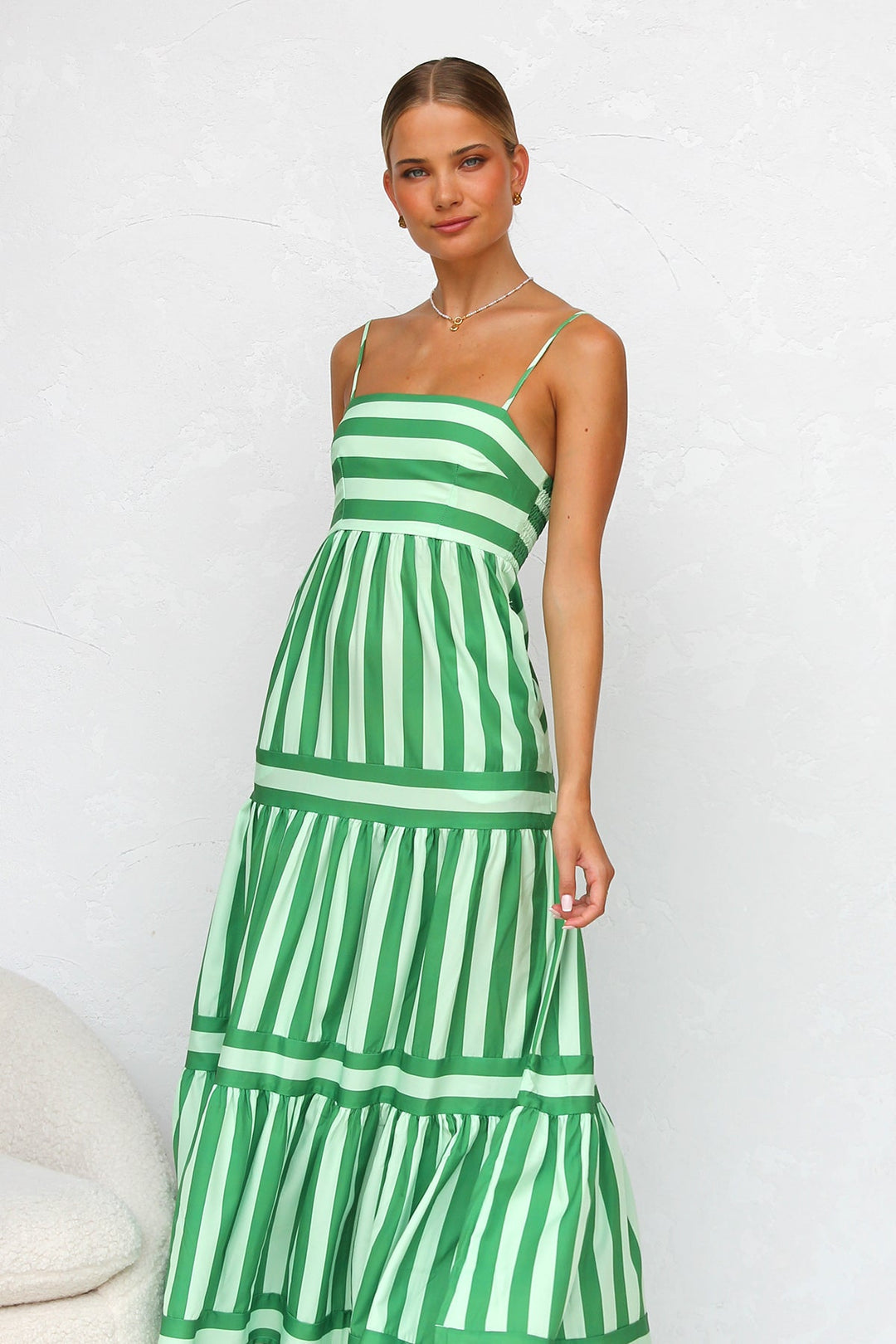 Sukienka maxi w paski Candy