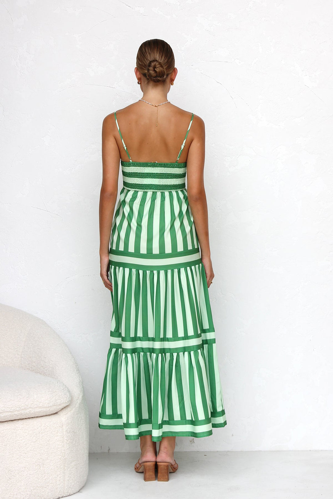 Sukienka maxi w paski Candy