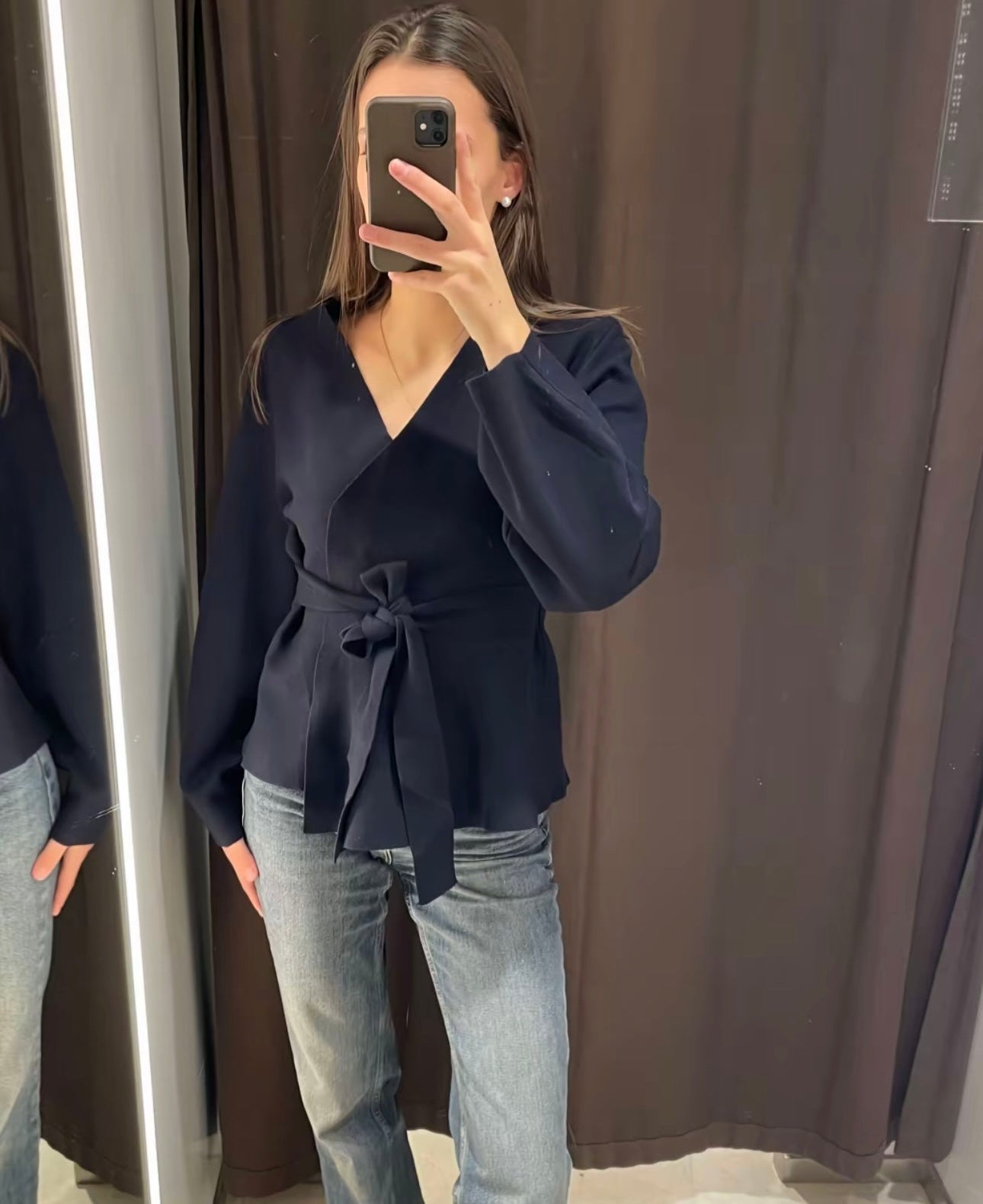 Sweter Avery z wiązaniem