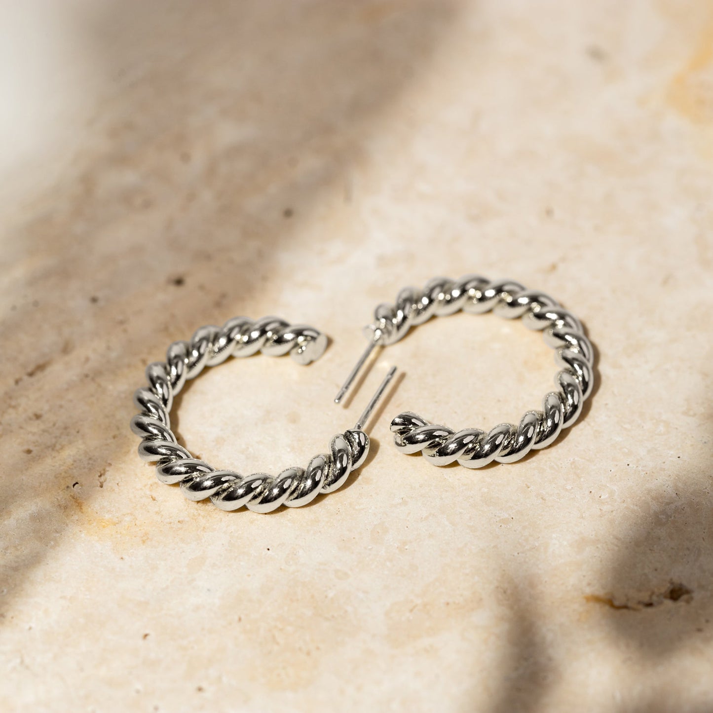 Kolczyki Rope Hoops