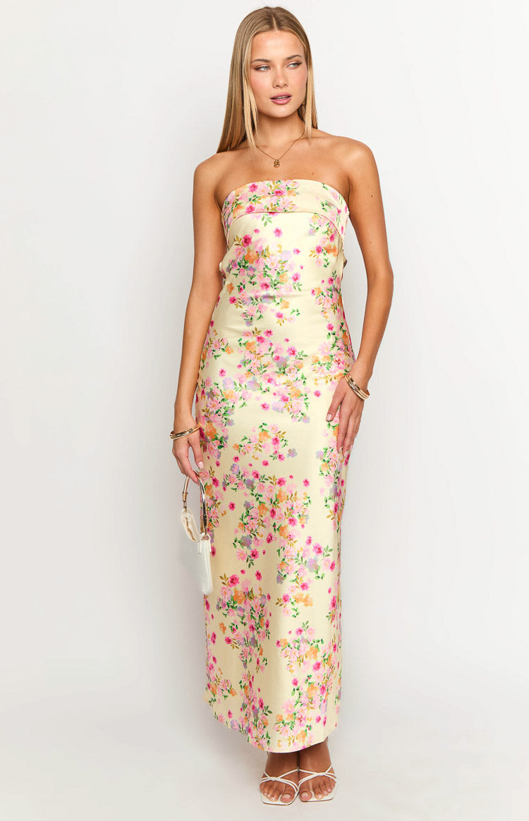 Sukienka maxi Bellanina w kwiaty