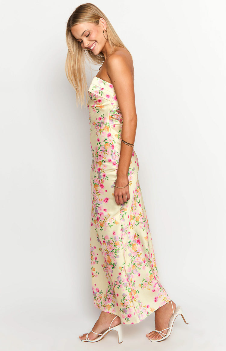 Sukienka maxi Bellanina w kwiaty