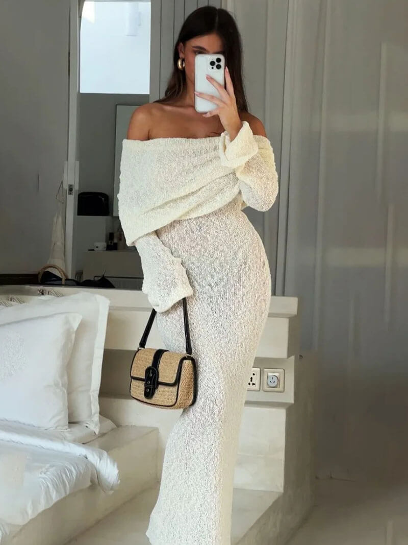 Sukienka maxi Marissa z satyny