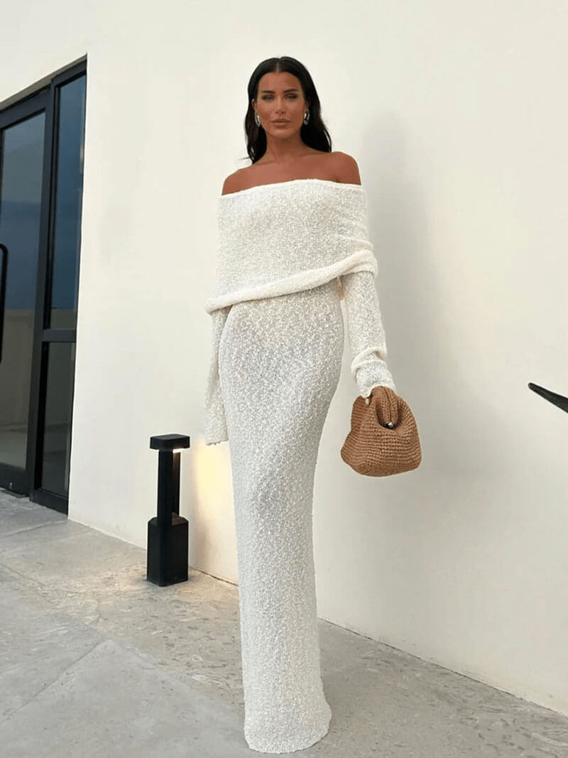 Sukienka maxi Marissa z satyny