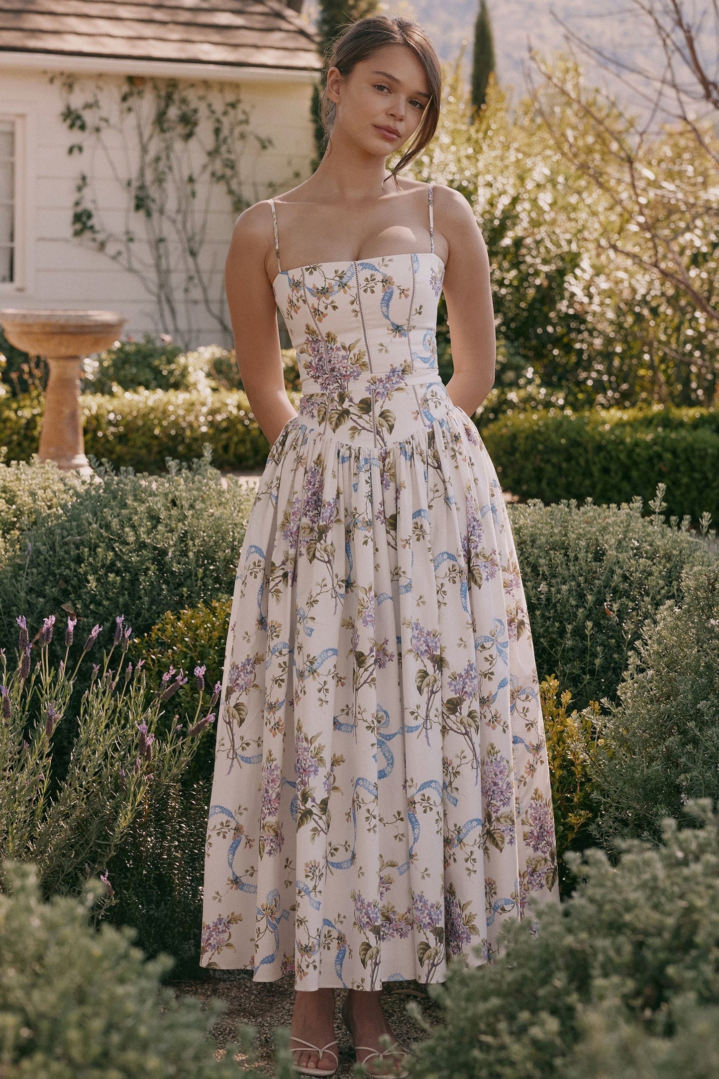 Floriana Romantyczna sukienka maxi
