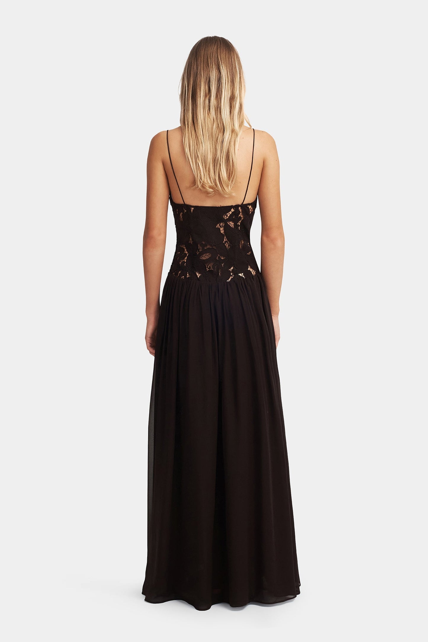 Sukienka Maxi Sophia w Kolorze Cedrowego Drewna