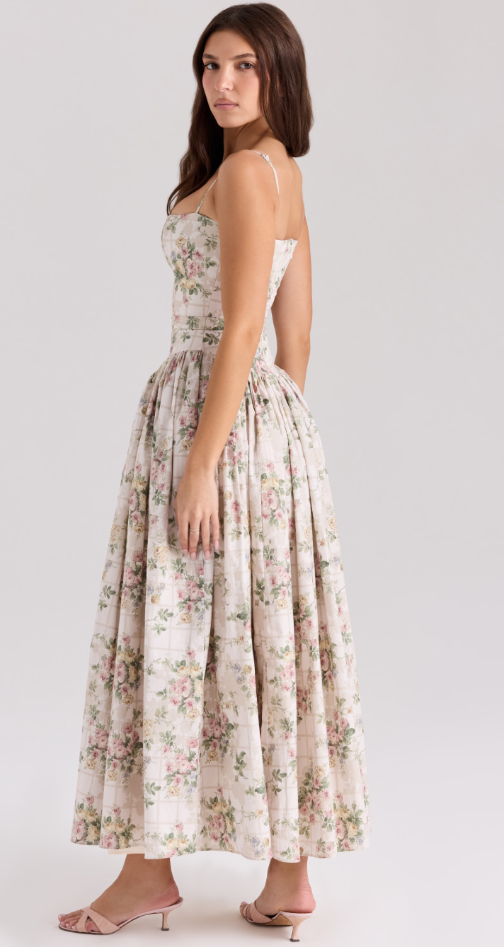 Floriana Romantyczna sukienka maxi