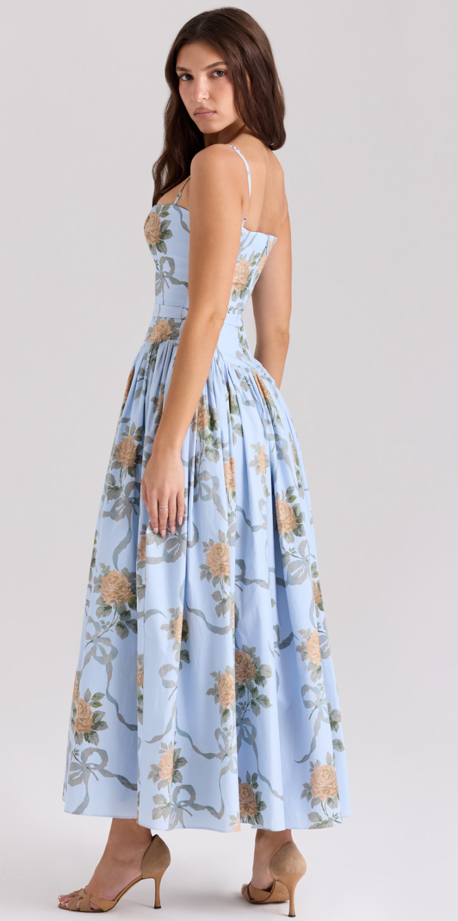 Floriana Romantyczna sukienka maxi