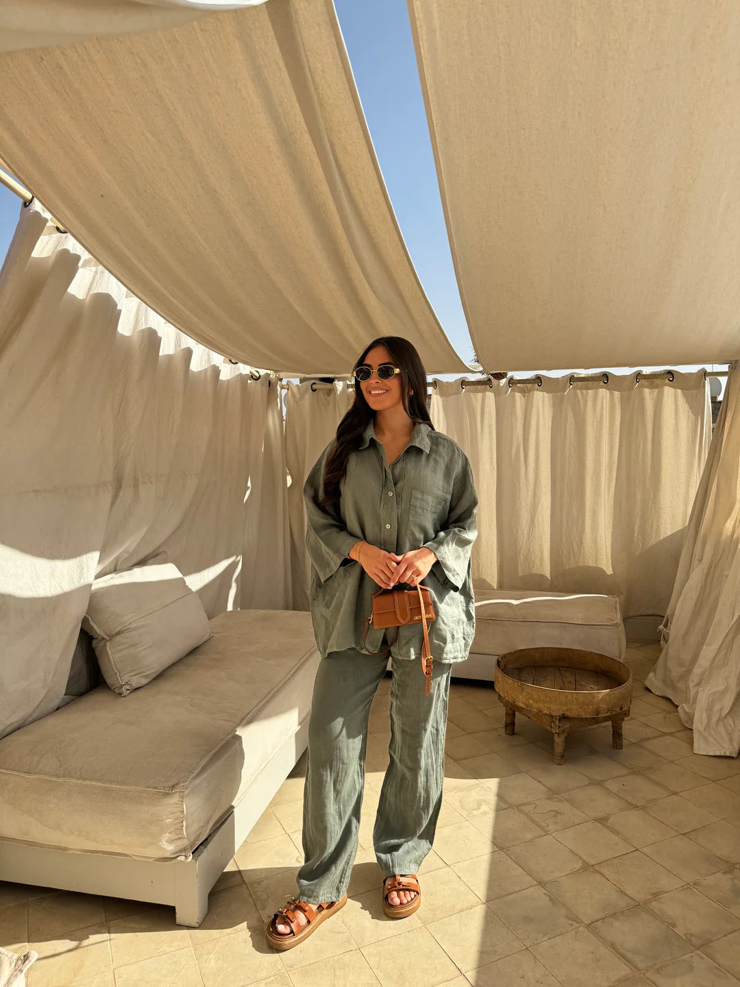 Clara Zestaw Eleganckiego Lnu