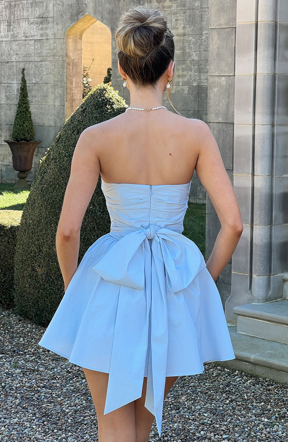 Valeria mini sukienka bez ramiączek