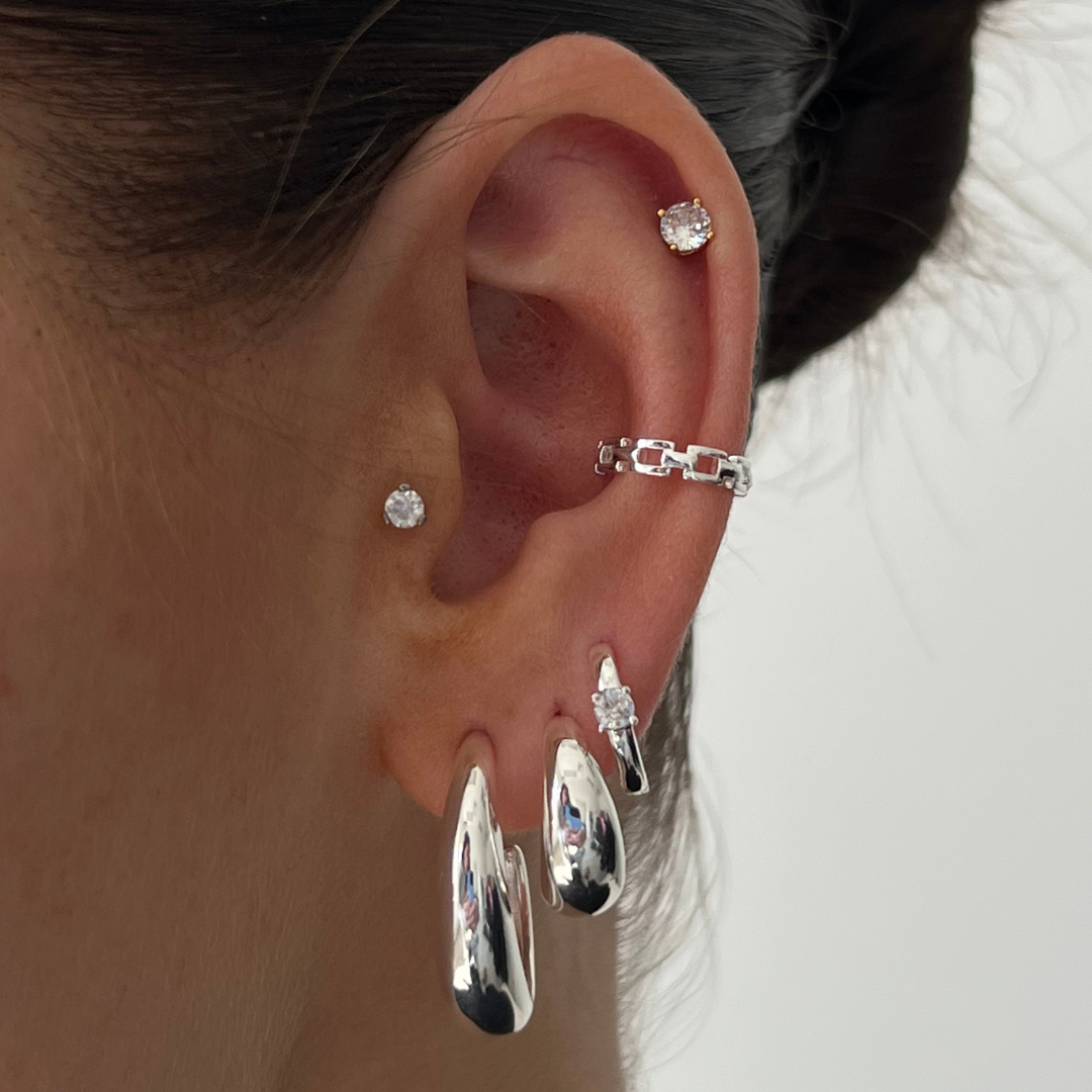 Kolczyki Kendall Hoops