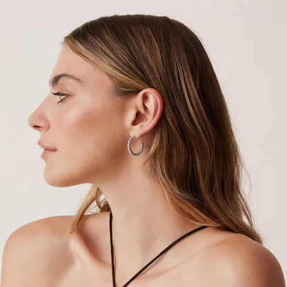 Kolczyki Rope Hoops