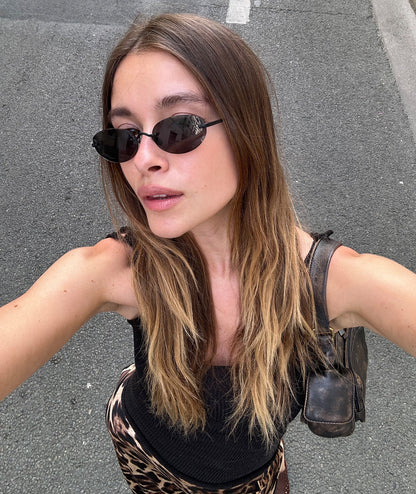 Celine Okulary Przeciwsłoneczne Black Smoke