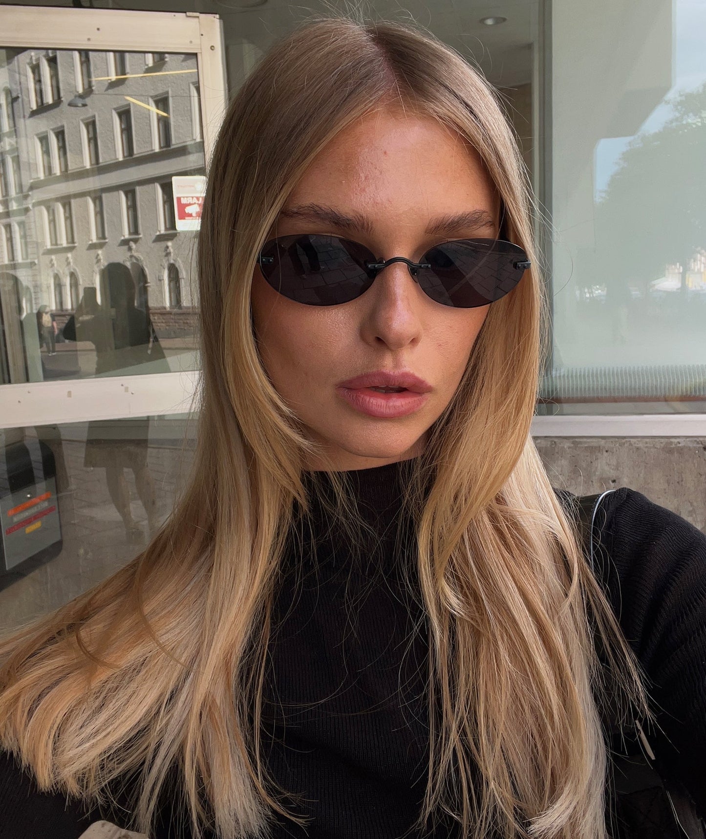 Celine Okulary Przeciwsłoneczne Black Smoke
