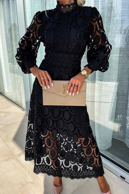 Sukienka Charlotte elegancka z koronką