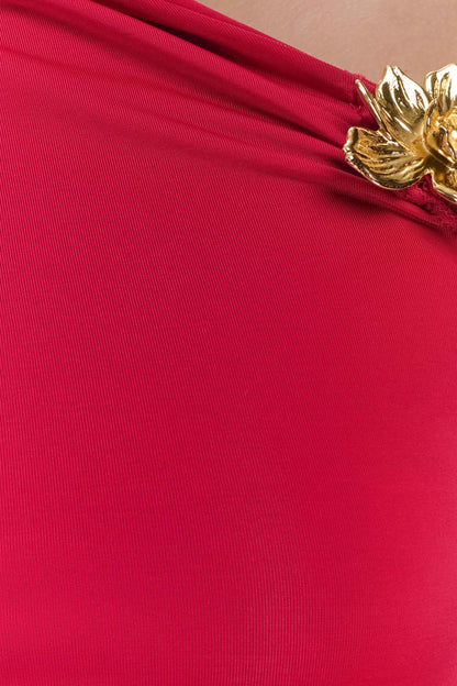Lena Zestaw z Kwiatowymi Detalami
