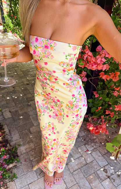 Sukienka maxi Bellanina w kwiaty