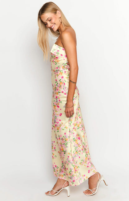 Sukienka maxi Bellanina w kwiaty