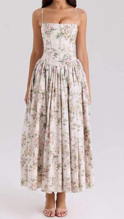 Floriana Romantyczna sukienka maxi