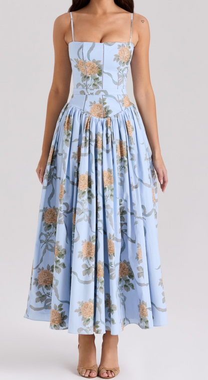 Floriana Romantyczna sukienka maxi