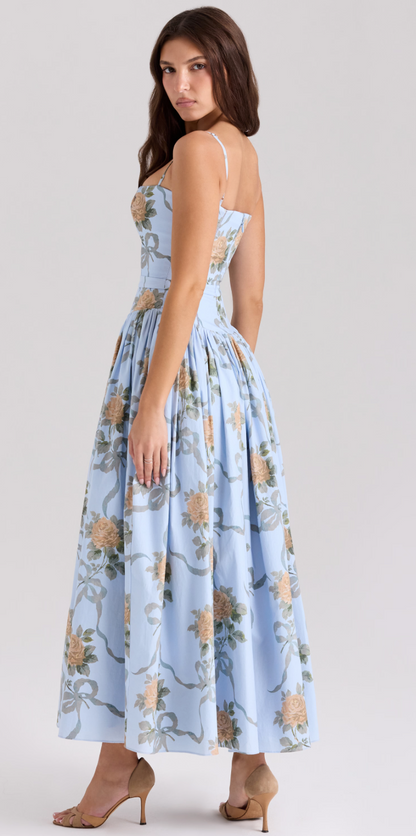 Floriana Romantyczna sukienka maxi