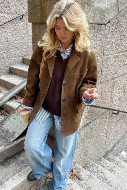 Serena Zamszowa Kurtka