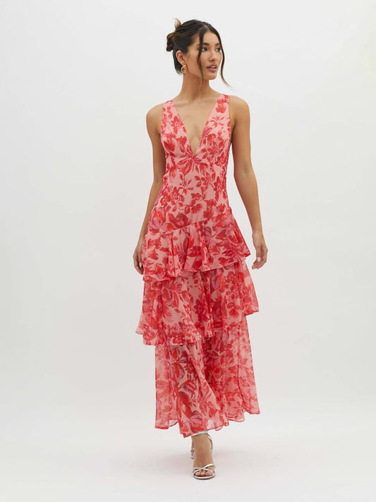Sukienka Inez z Firanami z Chiffon