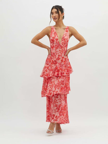 Sukienka Inez z Firanami z Chiffon
