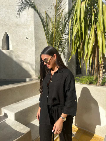 Clara Zestaw Eleganckiego Lnu