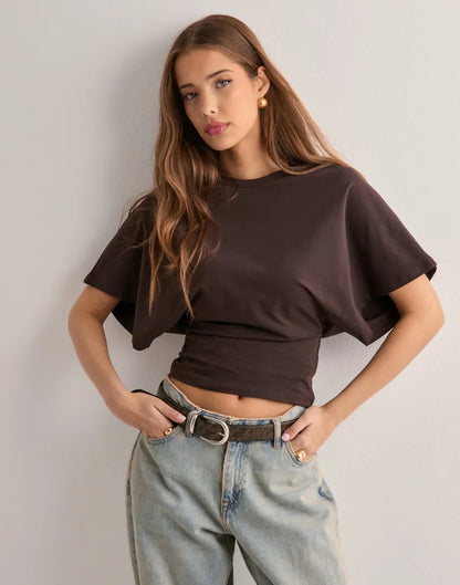Nichola T-shirt z szerokimi rękawami