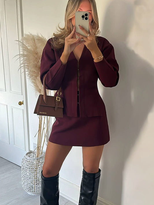 Elara Zestaw Dzianinowy Co-Ord