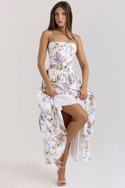 Floriana Romantyczna sukienka maxi