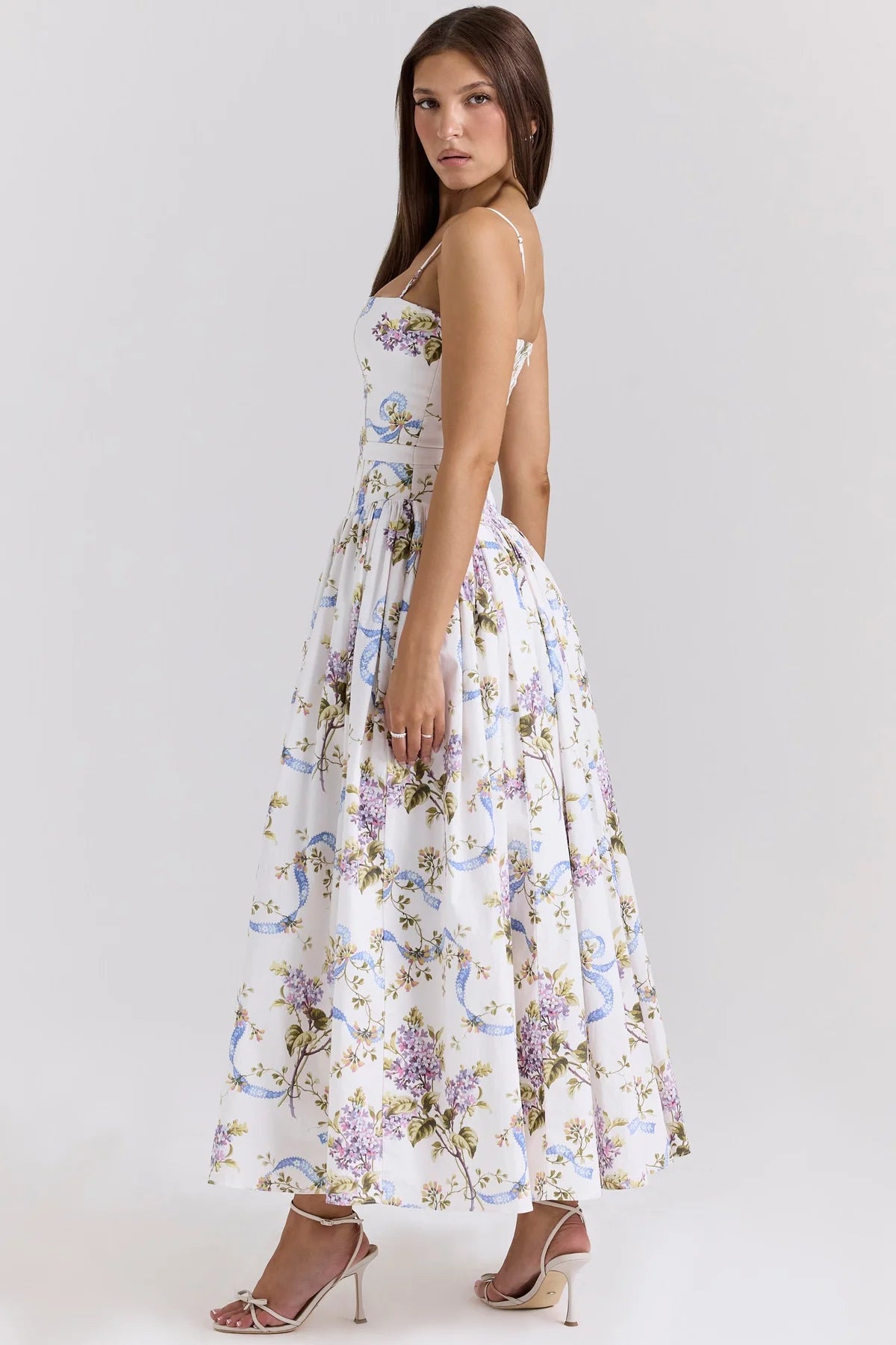 Floriana Romantyczna sukienka maxi